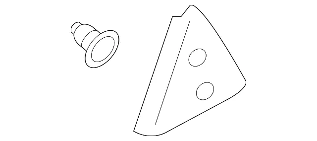 Upper Trim - Passenger Side (RH) - Mazda (TD11-68-51XA-02)
