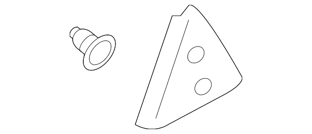 Upper Trim - Driver's Side (LH) - Mazda (TD11-68-51YA-02) - view 2
