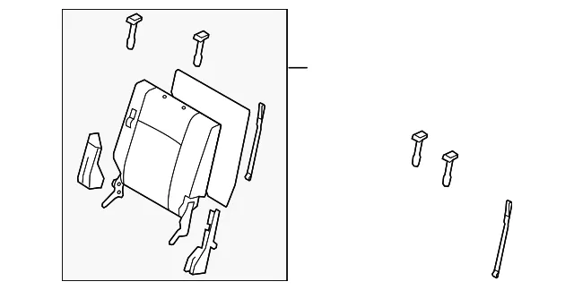 BACK RR SEAT - MAZDA (TD1188330C34)