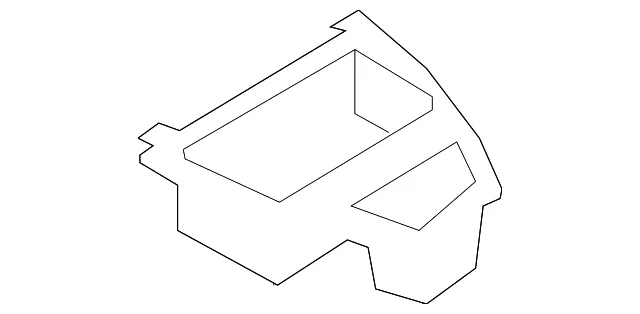 Storage Compartment - Driver's Side (LH) - Mazda (TD13-68-7DYB)