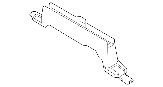 Seat Support Side Cover - Passenger Side (RH) - Mazda (TD13-88-C05-02)
