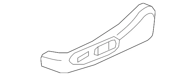 Cover No.4 Side F.Seat - Driver's Side (LH) - Mazda (TD14-88-1HX-02)