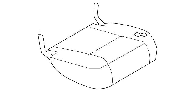 CUSHION REAR SEAT - MAZDA (TD768821034)