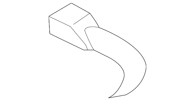 Seat Belt Receptacle - Mazda (TDY1-57-720A-00) - view 2