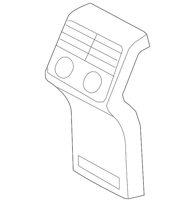 Console Panel - Mazda (TE69-64-470A-34) - view 2