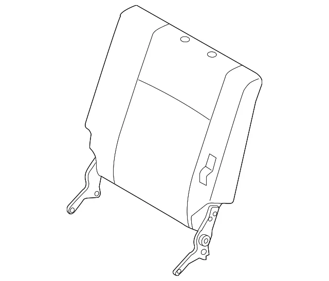 Trim Rear Seat Back Sub - Driver's Side (LH) - Mazda (TE69-88-381-34)