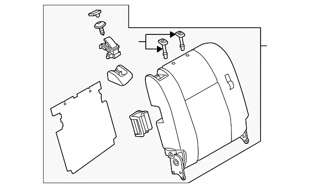 BACK R REAR SEAT - MAZDA (TE698823034)