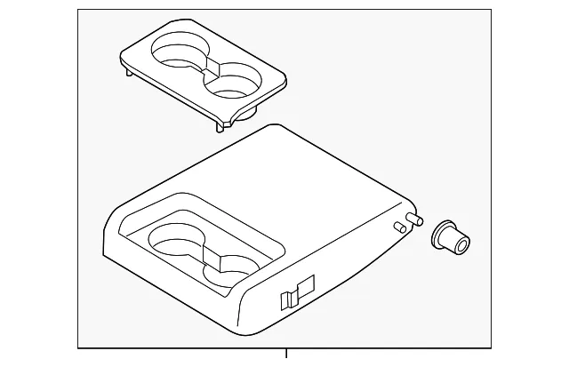 ARMREST L RR SEAT - MAZDA (TE69882B002)