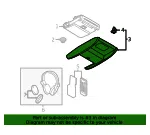 Box O/H Console - MAZDA (TK216997Y75) - view 4