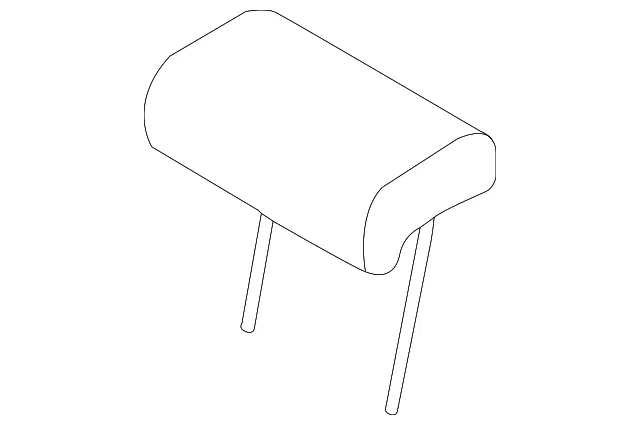 Headrest, Center - Driver's Side (LH) - Mazda (TK23-88-290-24)