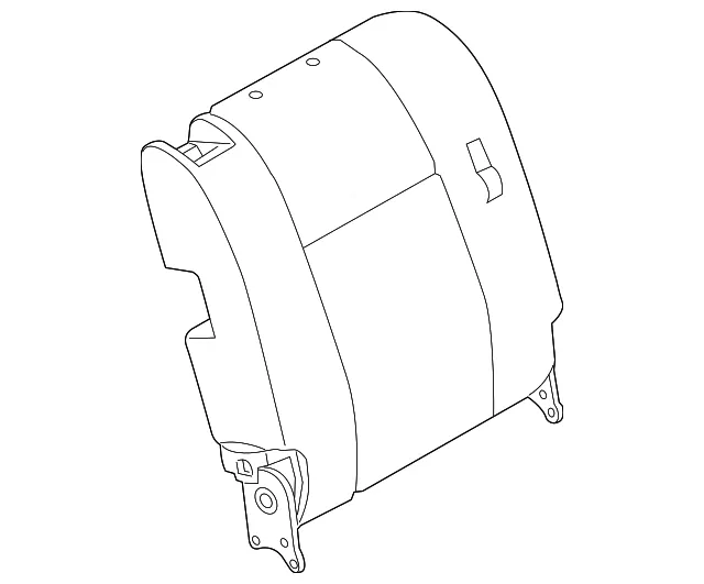 Trim(R) Rr Seat Back - Passenger Side (RH) - Mazda (TK25-88-231-02)