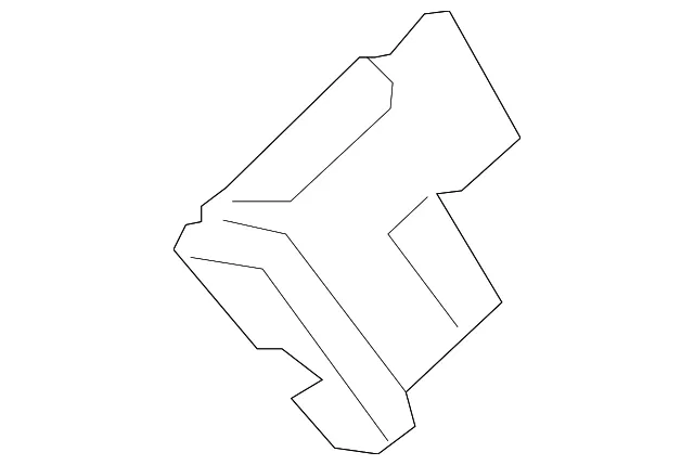 Passenger Air Bag Bracket - Passenger Side (RH) - Mazda (TK48-60-615)