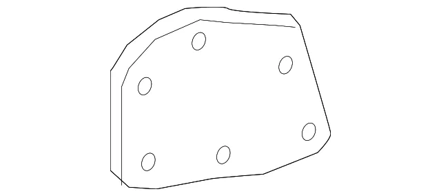 Cowl Trim Cover - Driver's Side (LH) - Mazda (TK48-68-381B-02)
