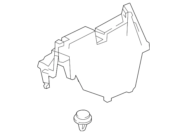 Storage Pocket - Driver's Side (LH) - Mazda (TK48-68-8F0B-02)