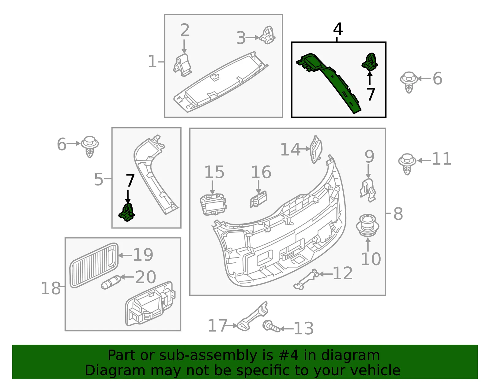 Side Trim - Passenger Side (RH) - Mazda (TK48-68-940E-02) - view 2