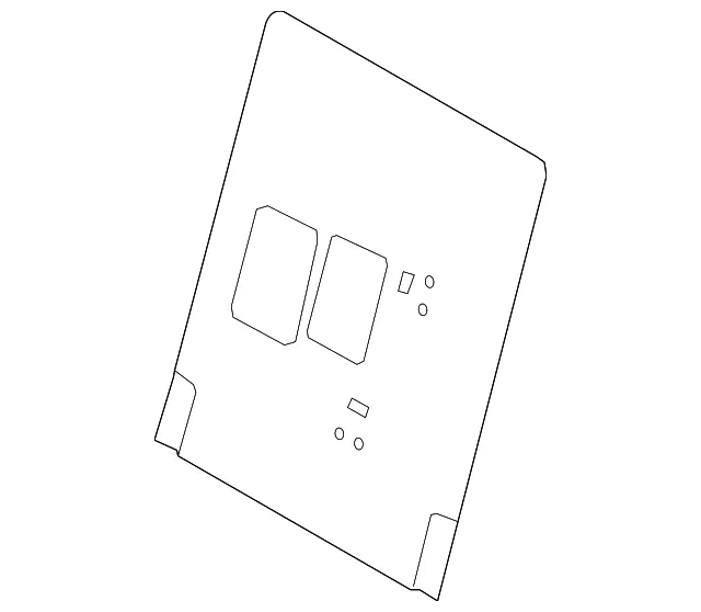 Seat Back Panel - Passenger Side (RH) - Mazda (TK79-88-3N8)