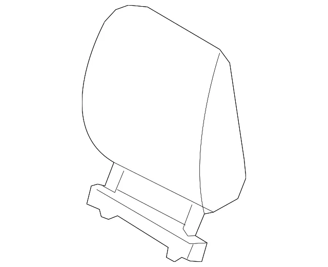 Headrest - Driver's Side (LH) - Mazda (TK79-88-3R0B-02)