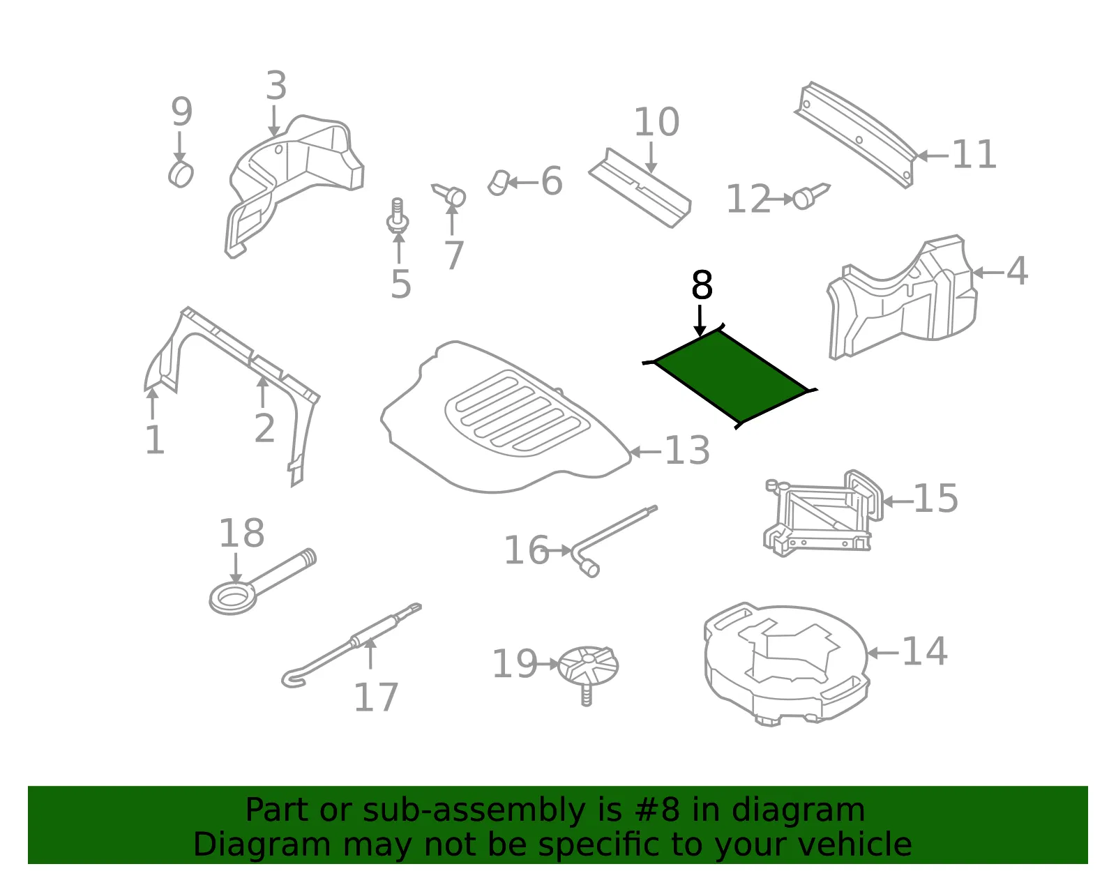 Cargo Net - Kia (U8170-2G000) - view 4