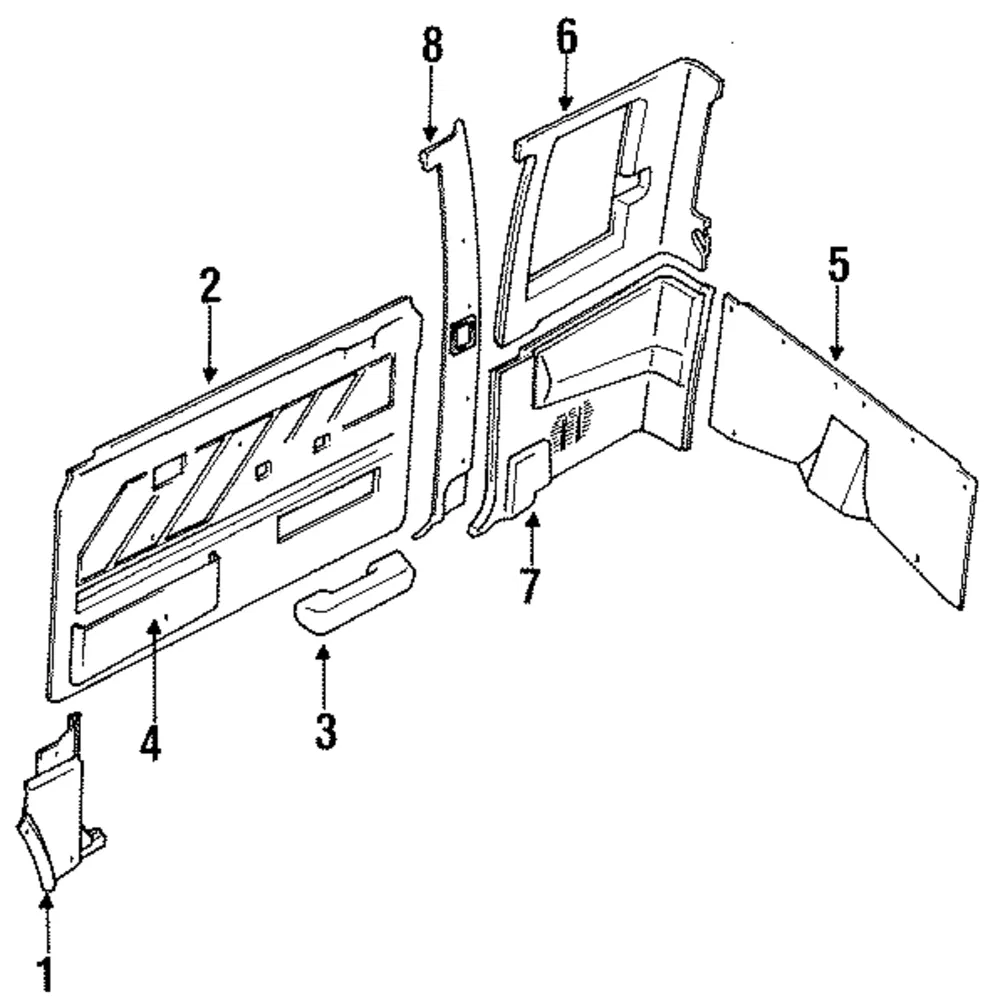 Armrest Rt - MAZDA (UB406937009)