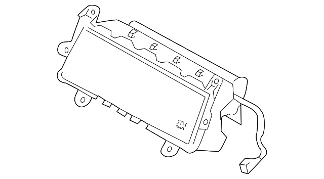 Passenger Air Bag - Kia (UK30C-57K50A78)