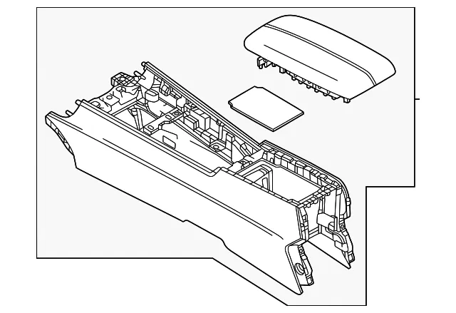 Console Rear - Mazda (VA40-64-420H-1F)