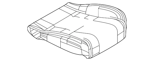 Cushion(R) Front Seat - Mazda (VA40-88-110A-02)