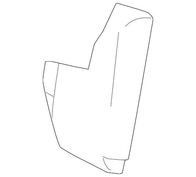 Trim Rt Rr St/Back - MAZDA (ZZCA8825130)