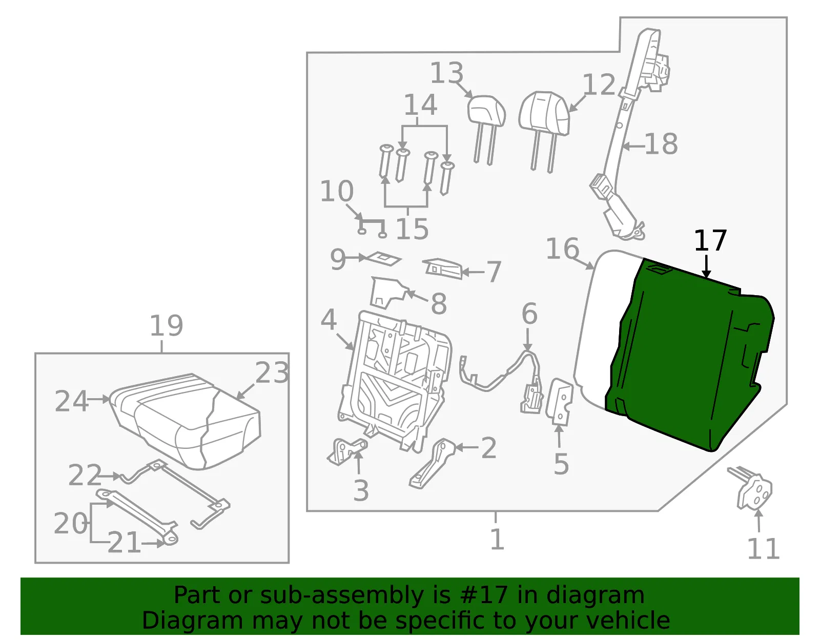 Trim Lt Rr St/Back - MAZDA (ZZCB8845105) - view 2