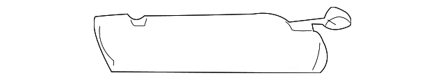 Sun-Visor - Passenger Side (RH) - Mazda (ZZR0-69-270A-07)