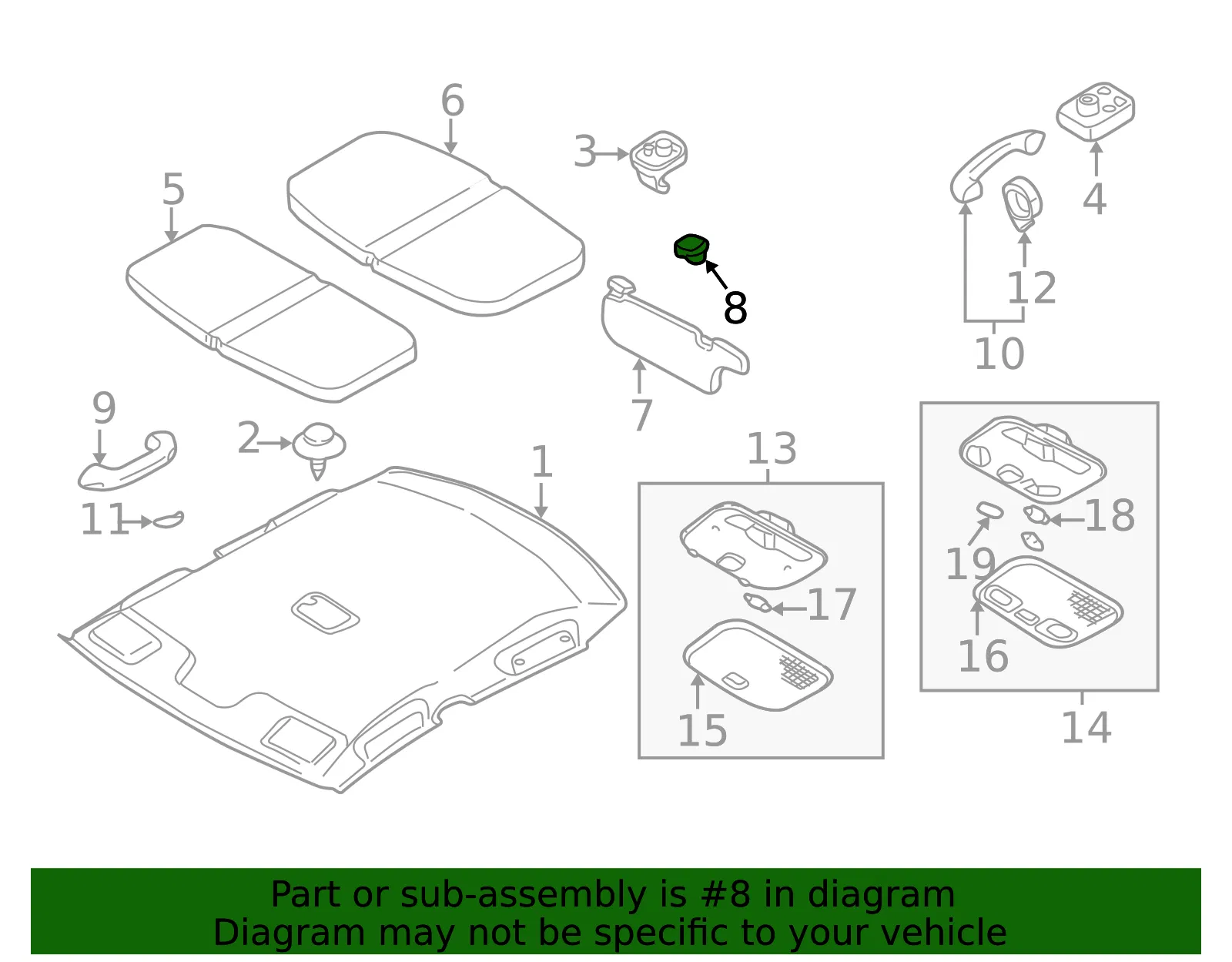 Sun-Visor Support - Mazda (b01a69261a48) - view 2