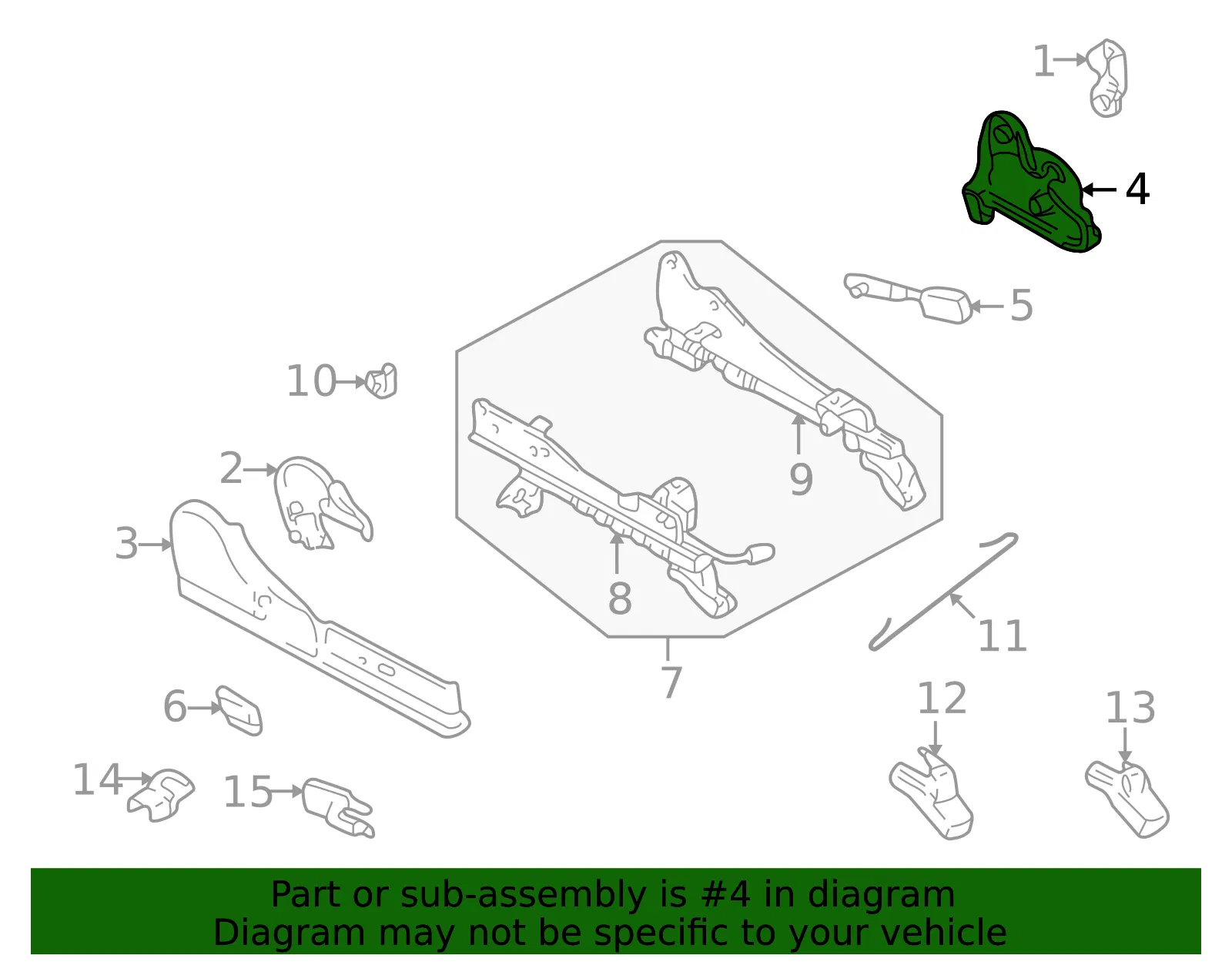 Seat Trim Panel - Mazda (b25d881g3a65) - view 2