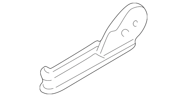 Seat Trim Panel - Mazda (b25d881h372)