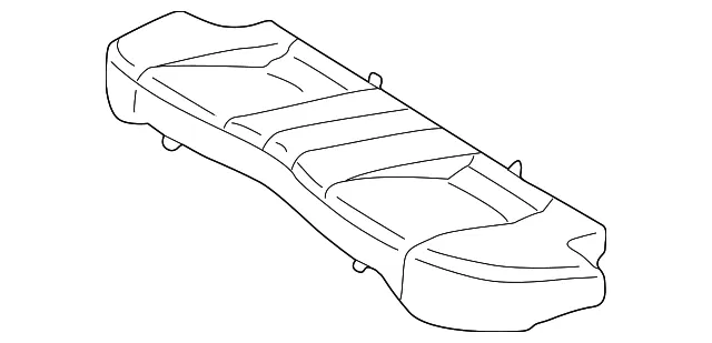 Seat Cushion Foam - Mazda (b25e57200a44)