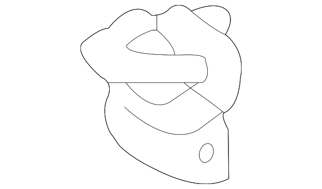 Folding Seat Lock Striker - Mazda (b25e57520)