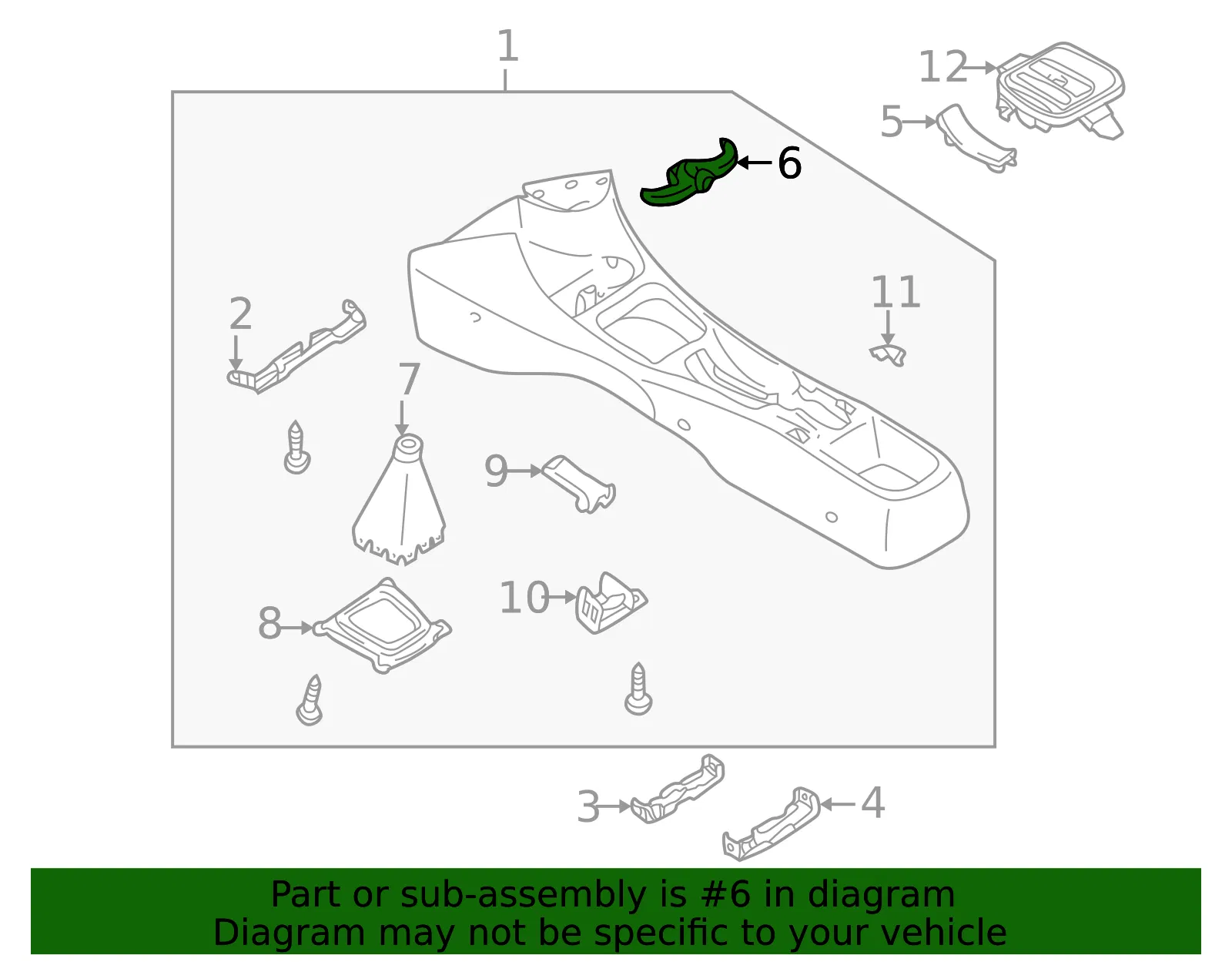Cup Holder - Mazda (b25g6439x43) - view 2