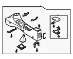 Console Assembly - Mazda (b25n64420a43) - view 3