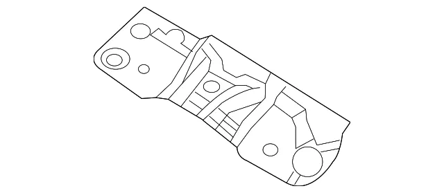 Seat Track Reinforcement - Mazda (b45a5372x)