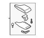 Armrest Assembly - Mazda (babf6445002) - view 3