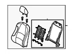 Seat Back Assembly - Mazda (babg881802a) - view 3