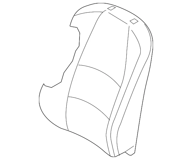 Seat Back Cushion Cover - Mazda (bact88181a2a)