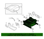Seat Track - Mazda (bact88a00) - view 4