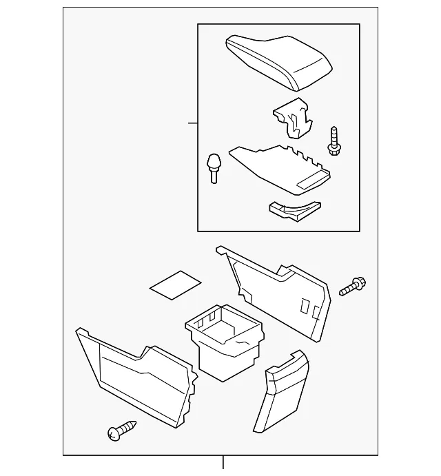 Center Console - Mazda (baek64420b02)