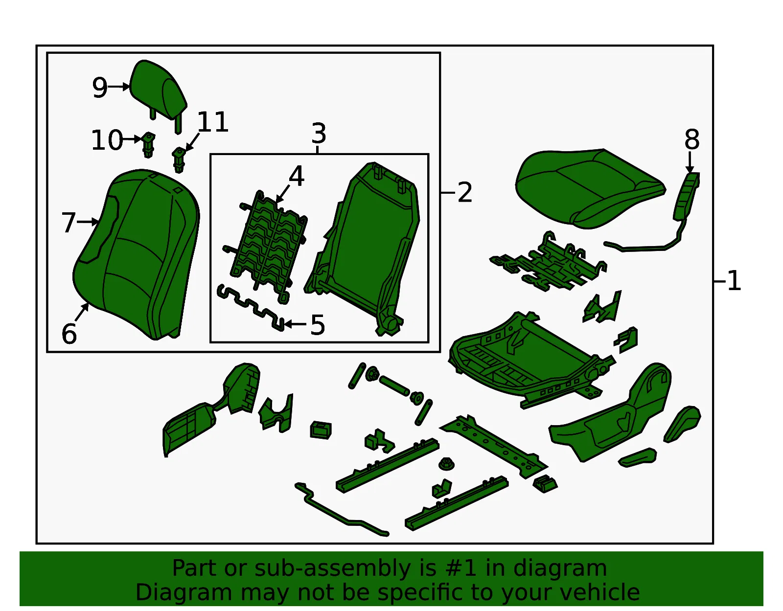 Seat Assembly - Mazda (baet571502a) - view 2