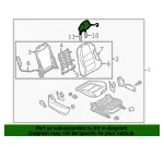 Headrest - Mazda (bafa8814002) - view 4
