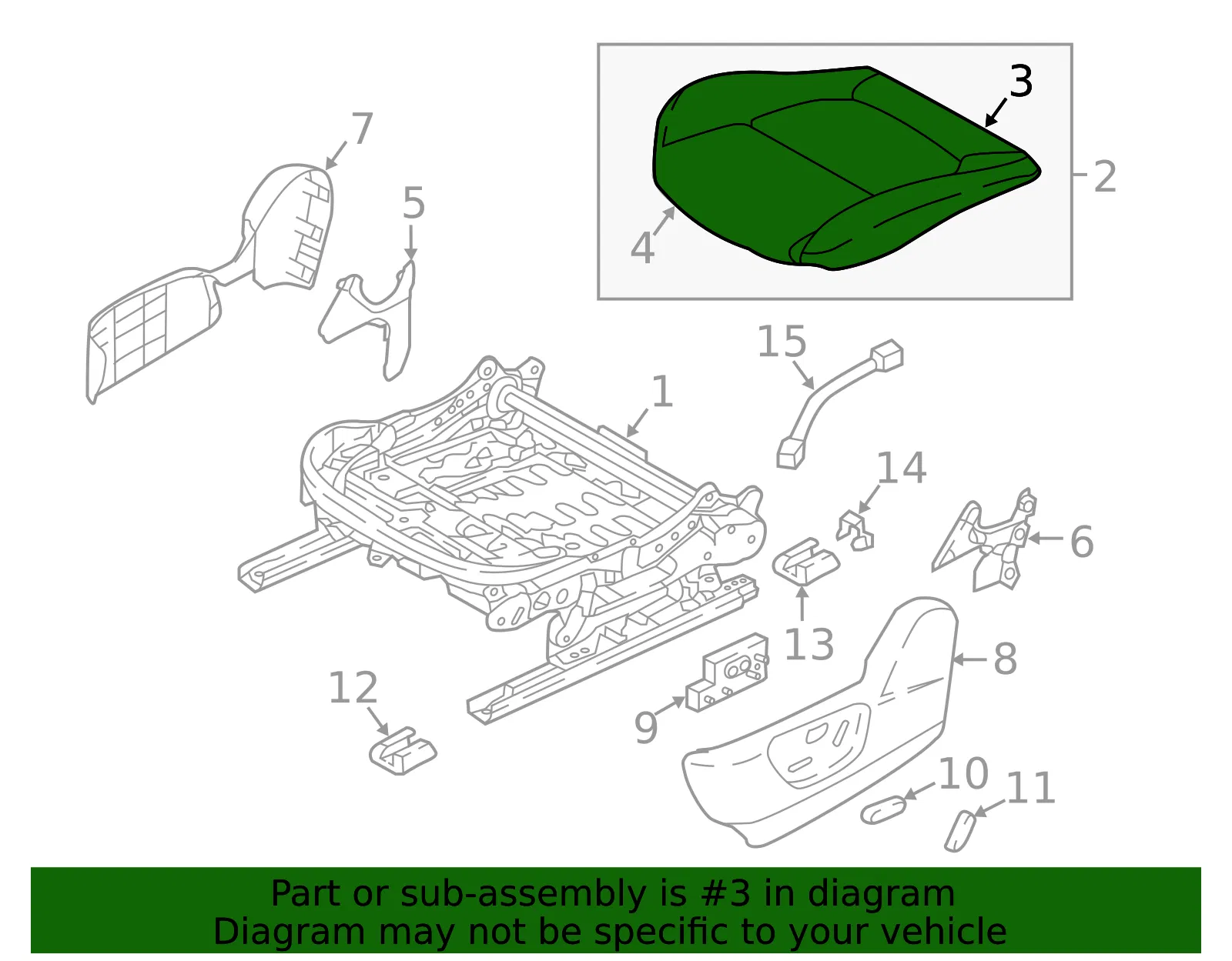 Cushion Cover - Mazda (bafb8816102) - view 2