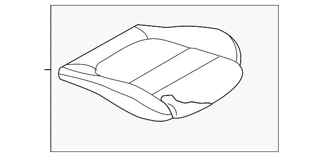 Cushion(R) Front Seat - Mazda (bajd88110b2a)