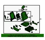 Seat Assembly - Mazda (bamc57100b39) - view 4