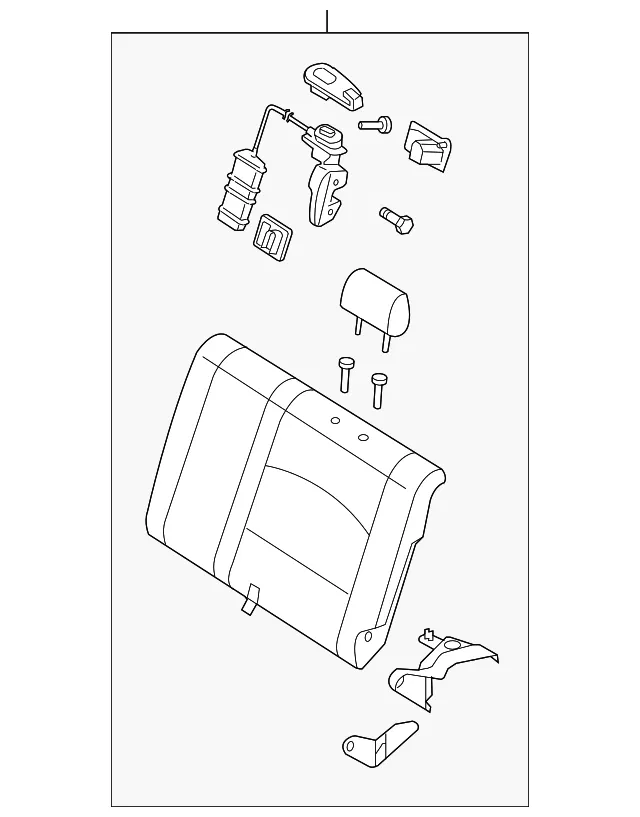 Seat Back Assembly - Mazda (ban657450a02)