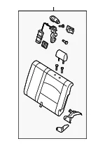 Seat Back Assembly - Mazda (ban657450a02) - view 3