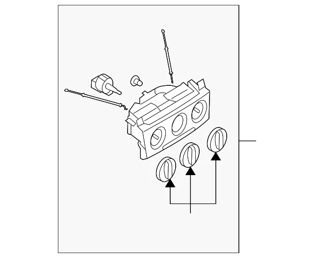 Dash Control Unit - Mazda (bas261190a)